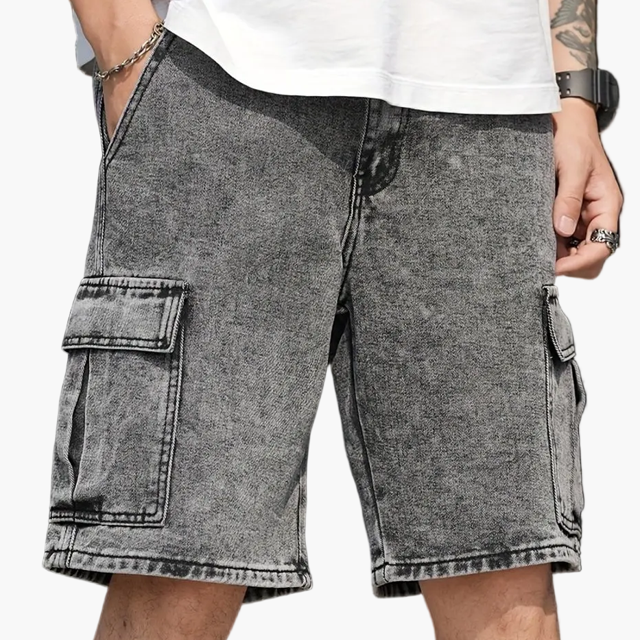 Men's Cargo Shorts in Casual Streetwear Style – Ideal for Everyday and Leisure