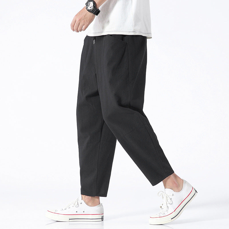 Men's Harem Pants Casual Loose Fit – Casual Leisure Pants in Modern Streetwear Style