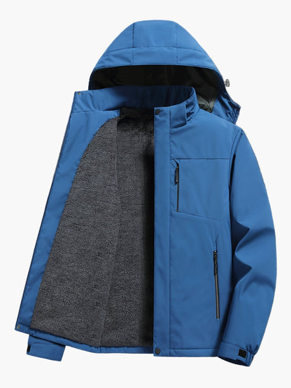 Men's Outdoor Softshell Jacket with Hood – Sporty, Breathable & Ideal for Hiking