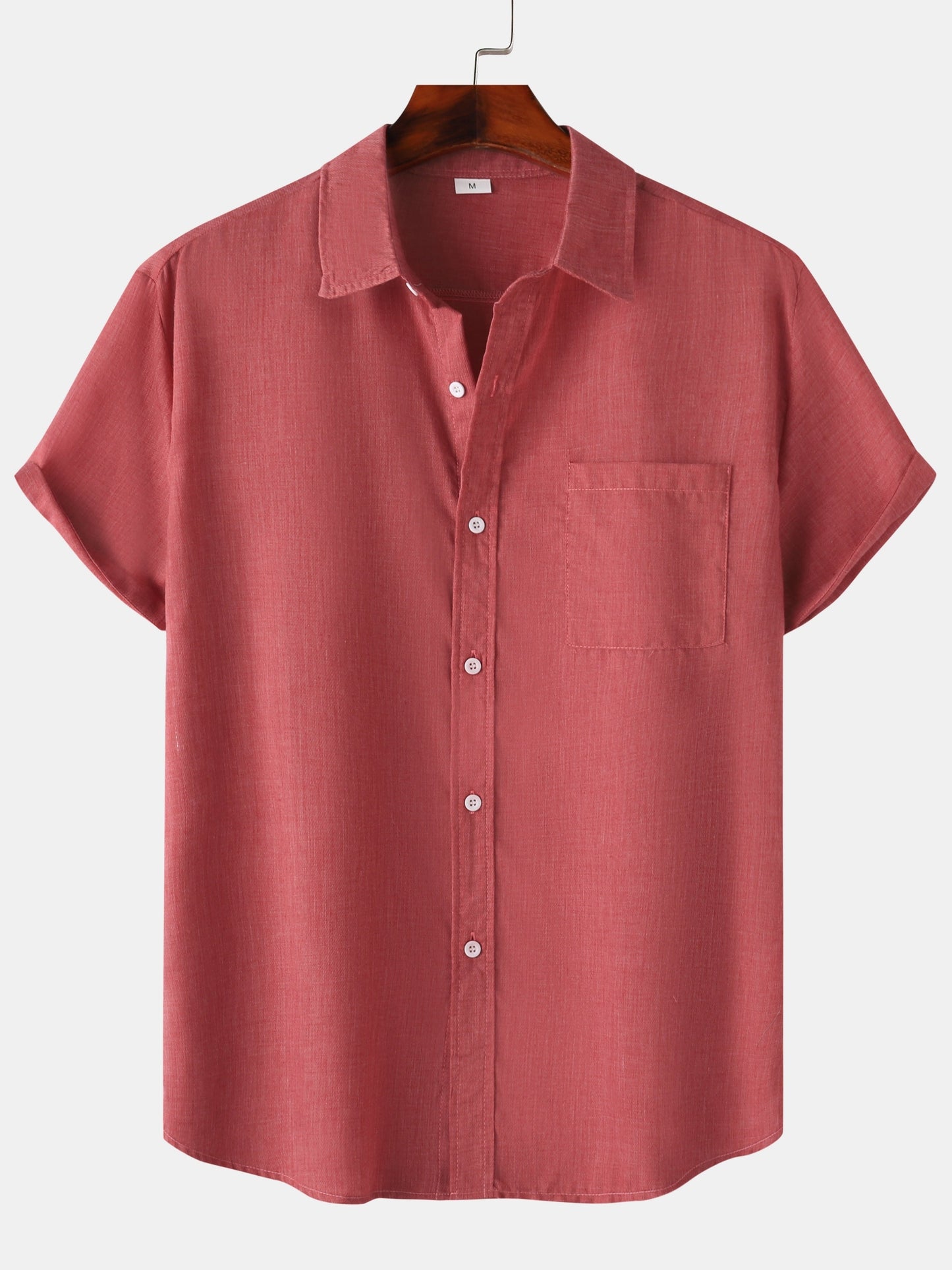 Men's Short-Sleeve Casual Shirt with Chest Pocket – Modern Summer Shirt for Everyday and Vacation