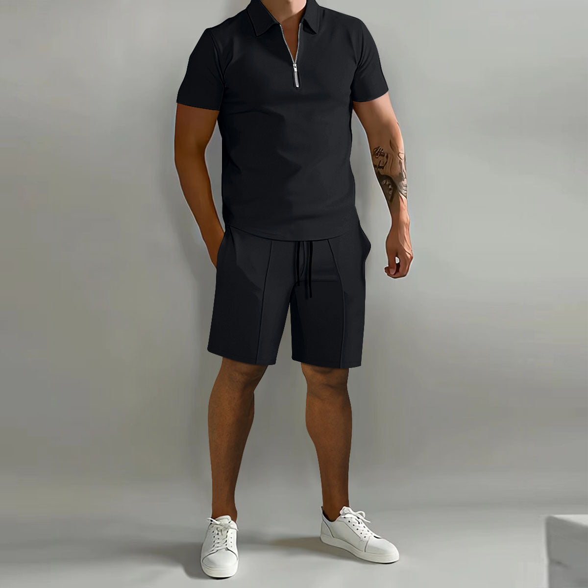 Adam – Sports suit with fashionable shorts for men