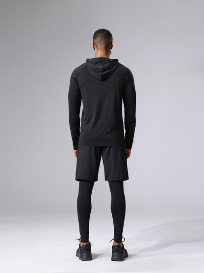 Men's Fitness Complete Training Clothing Set – Sports Outfit for Gym, Running & Outdoor