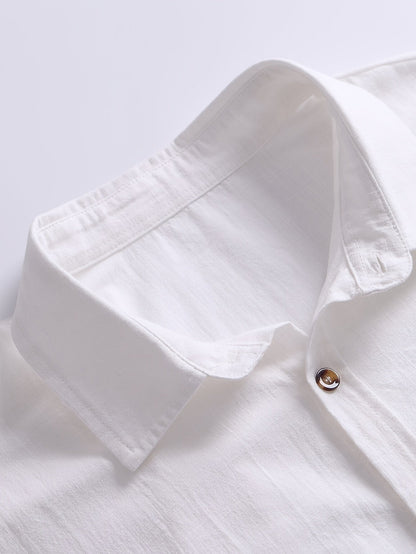 Herren Freizeithemd mit Knopfleiste – Klassischer Stil für Alltag und Freizeit