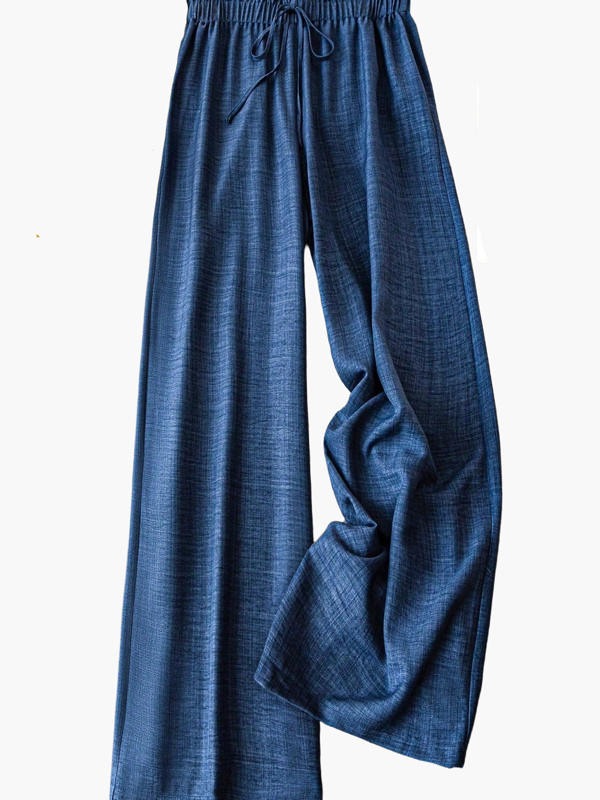 Damen Weite Freizeithose im Straight-Leg-Stil mit Kordelzug – Perfekt für Frühling & Sommer