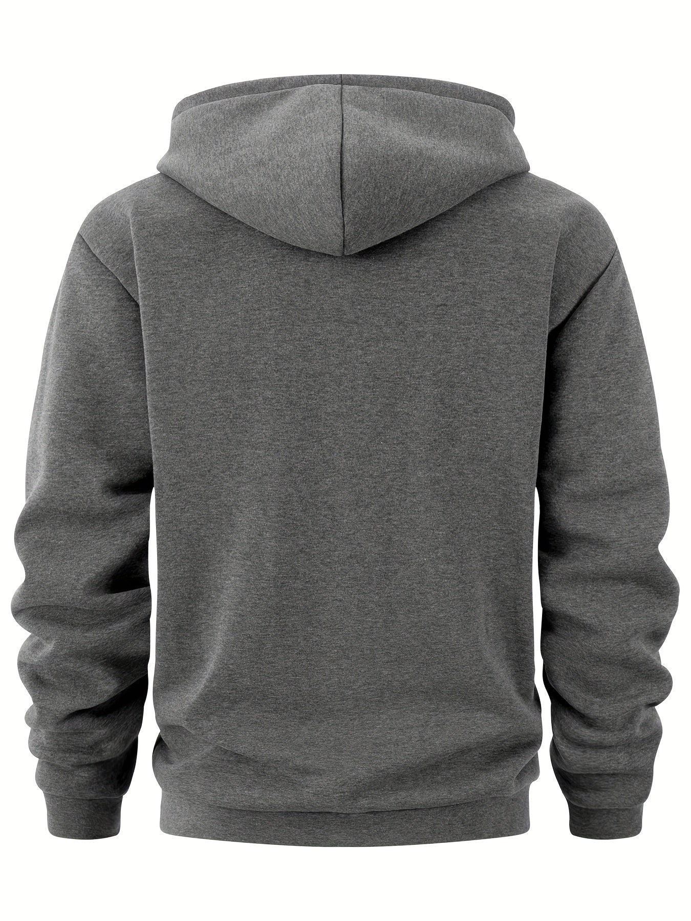 Men's hoodie with half-zip, kangaroo pocket & chest pocket, hooded sweatshirt