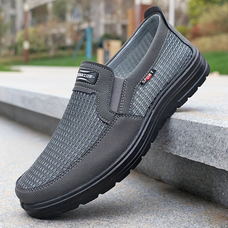 Herren Slip-On Freizeitschuhe – Bequeme Atmungsaktive Alltagsschuhe für Frühling und Herbst