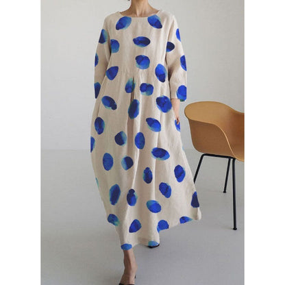 Natalie – Spezielles Damenkleid mit geometrischem Muster