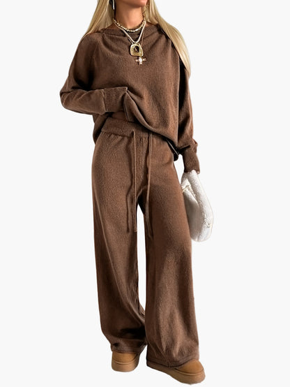 Women's Loungewear Set – Comfortable Casual Two-Piece for Autumn & Winter, Casual Style