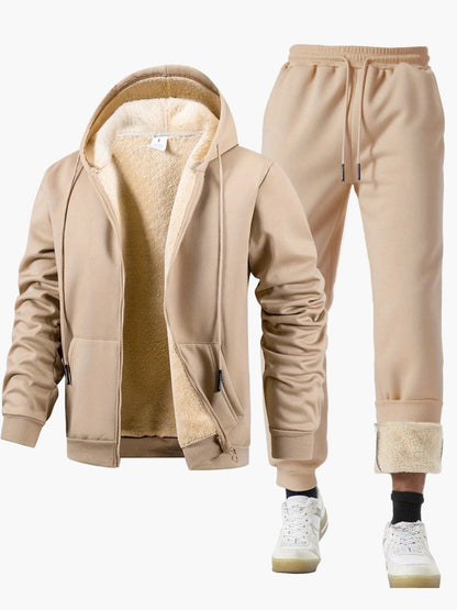 Men's Casual Tracksuit Set Hoodie and Jogging Pants – Winter Warmer Style