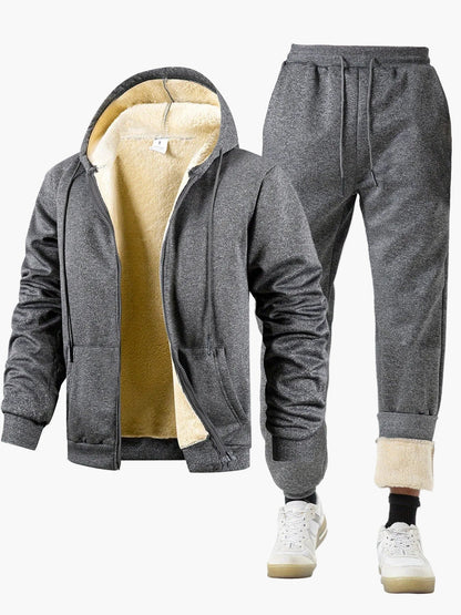 Men's Casual Tracksuit Set Hoodie and Jogging Pants – Winter Warmer Style
