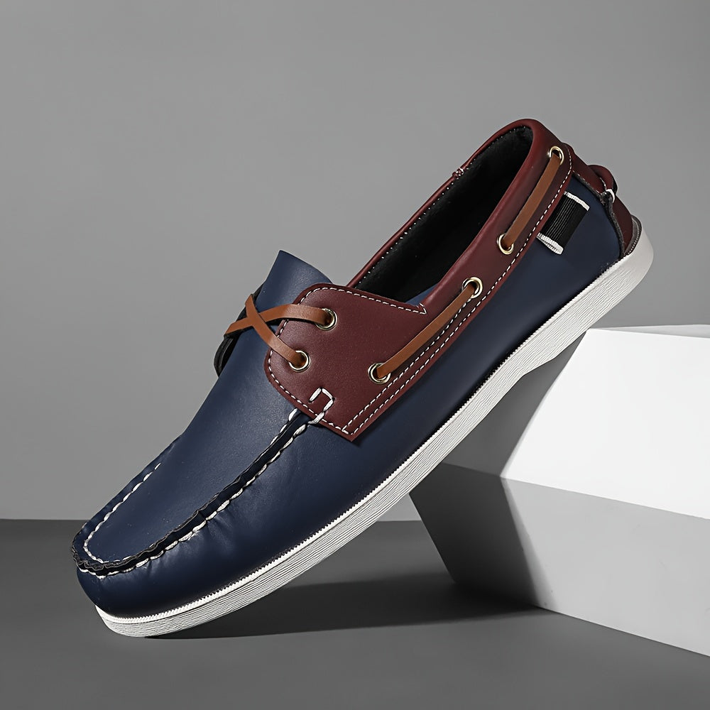 Men's boat shoes in classic moccasin style – Elegant casual shoes for everyday and leisure use