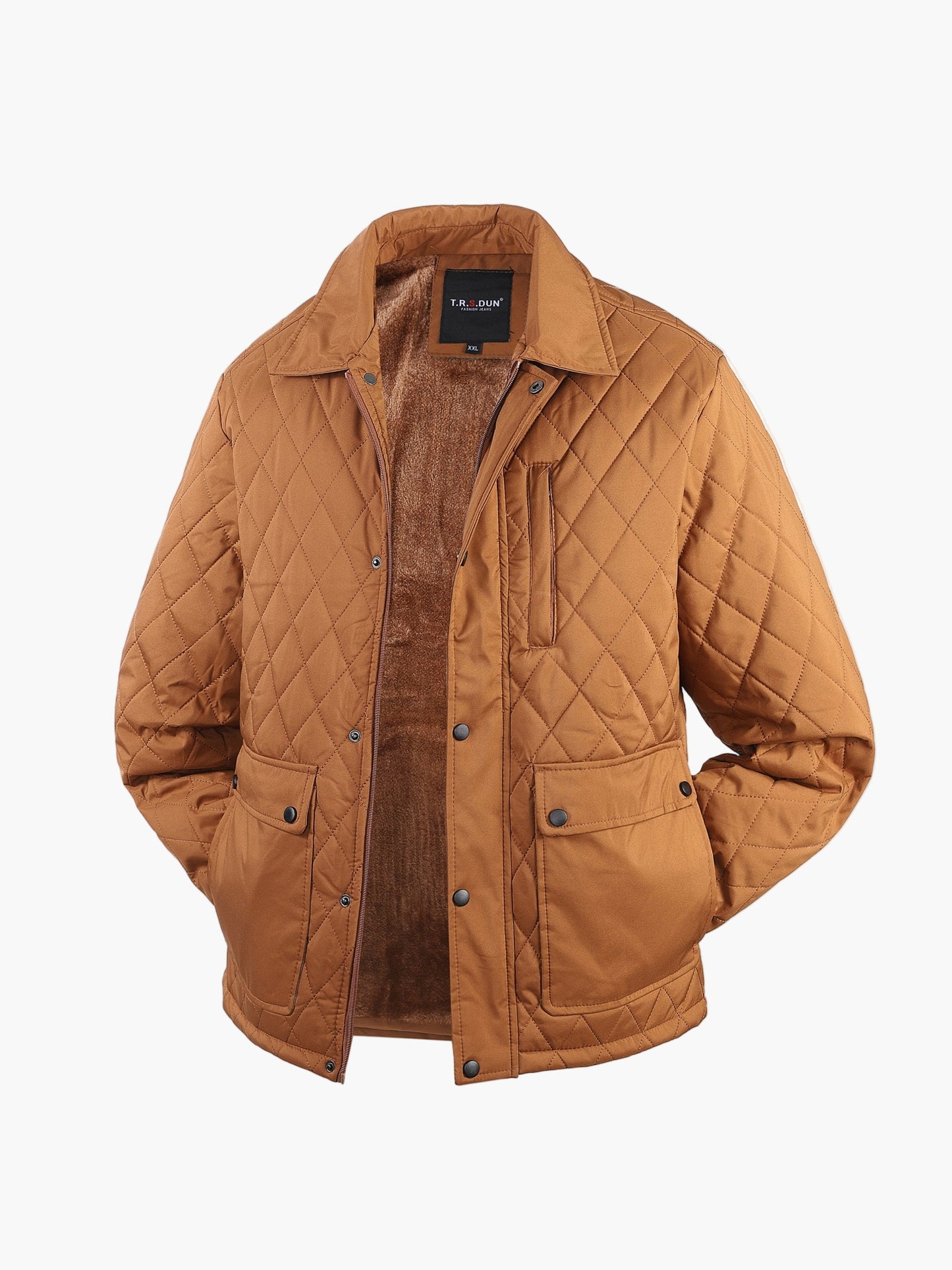 Men's quilted jacket in casual look – transitional jacket with pockets for everyday and leisure use