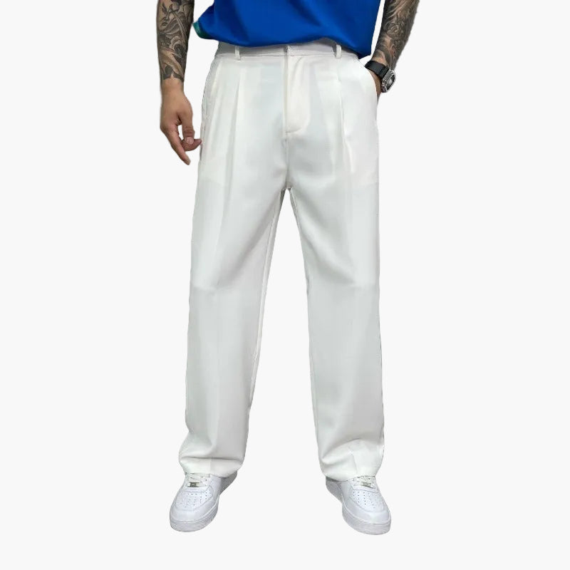 Men's Wide-Leg Trousers – Elegant, Modern Cut for Work and Leisure
