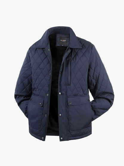 Men's quilted jacket in casual look – transitional jacket with pockets for everyday and leisure use