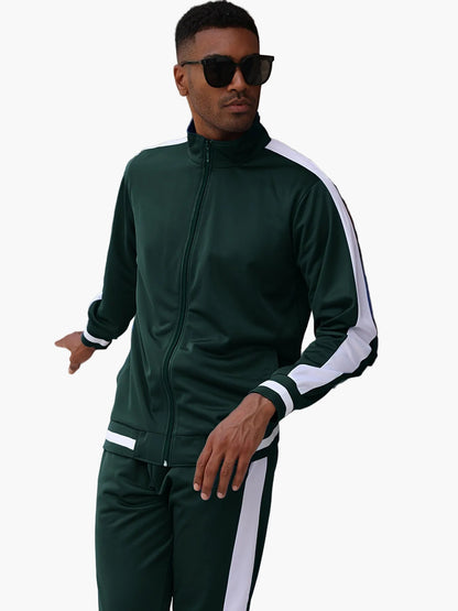 Herren Trainingsanzug Sport Freizeit Set – Modernes Design, Komfort für Alltag & Fitness