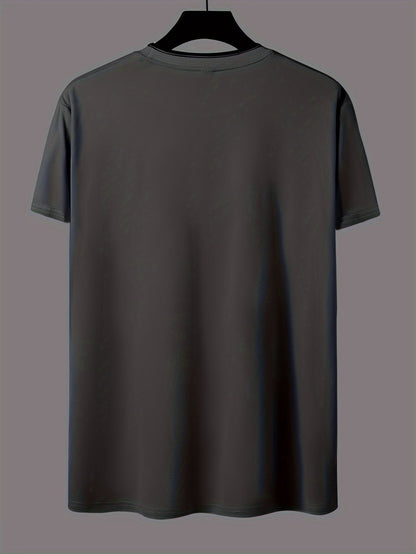Men's Streetwear-Style T-Shirt with "CHICAGO" Print – Casual Summer Fashion for Leisure & Everyday Wear