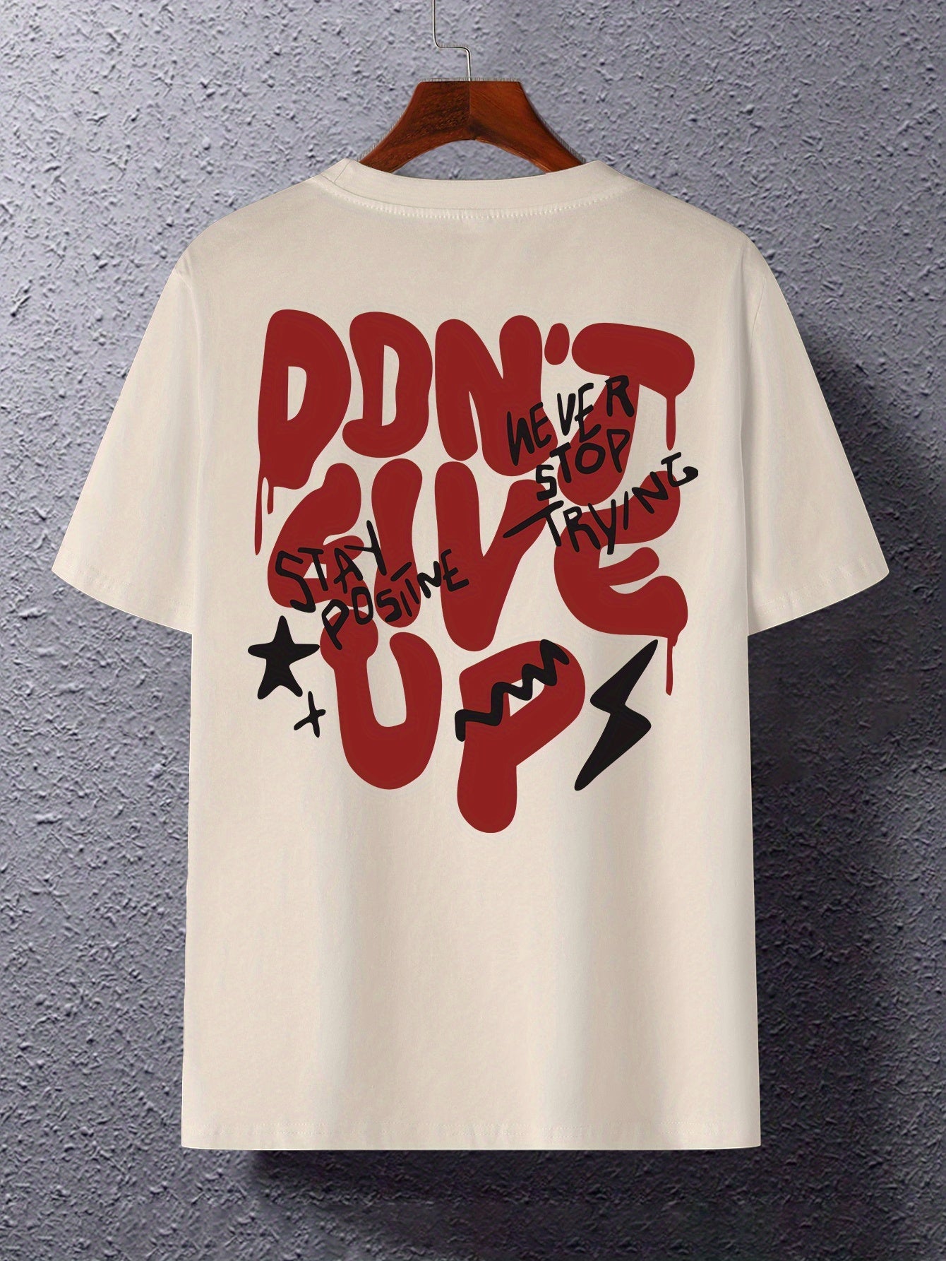 Men's Oversize Streetwear T-Shirt with Graphic Print – Casual Style, Inspiration & Motivation