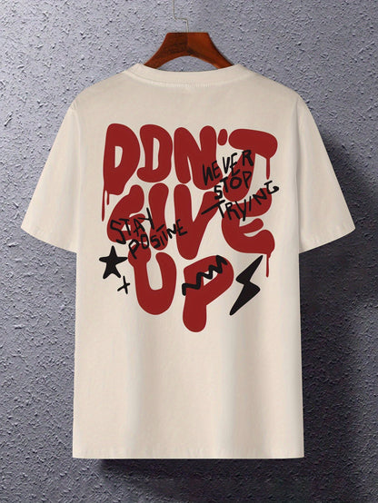 Men's Oversize Streetwear T-Shirt with Graphic Print – Casual Style, Inspiration & Motivation