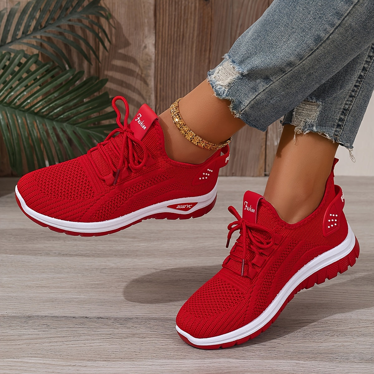 Women's Sneakers for Leisure & Sports – Breathable Low-Top Trainers for Everyday and Fitness