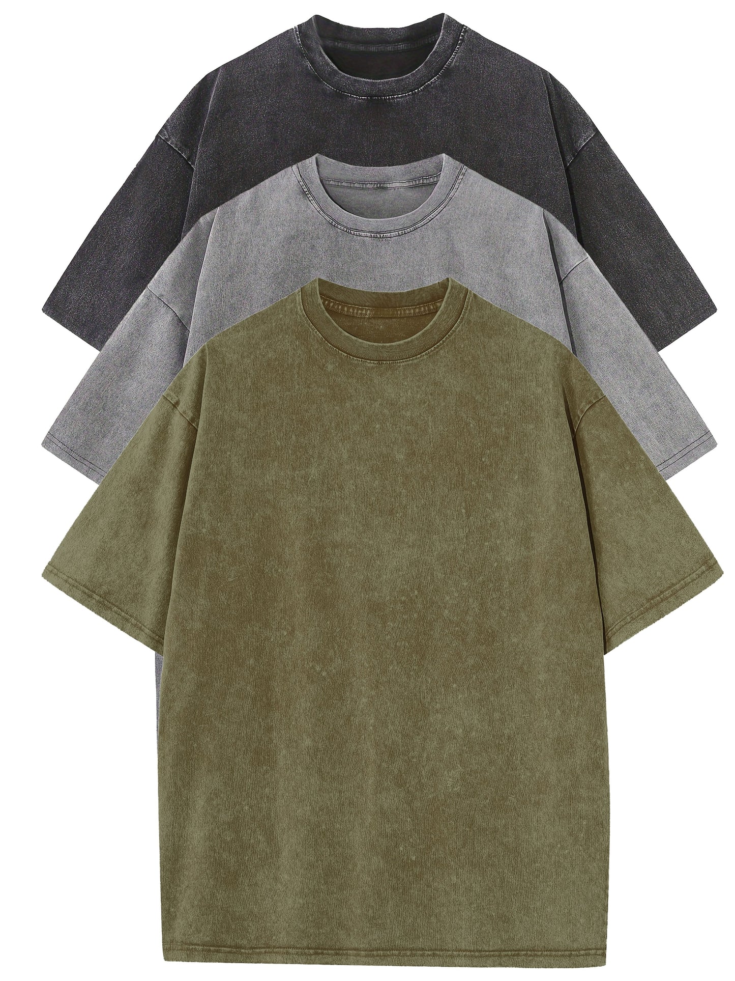 Herren Oversize T-Shirt 3er Pack – Trendiges Streetwear Basic für Freizeit & Alltag