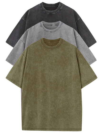 Herren Oversize T-Shirt 3er Pack – Trendiges Streetwear Basic für Freizeit & Alltag