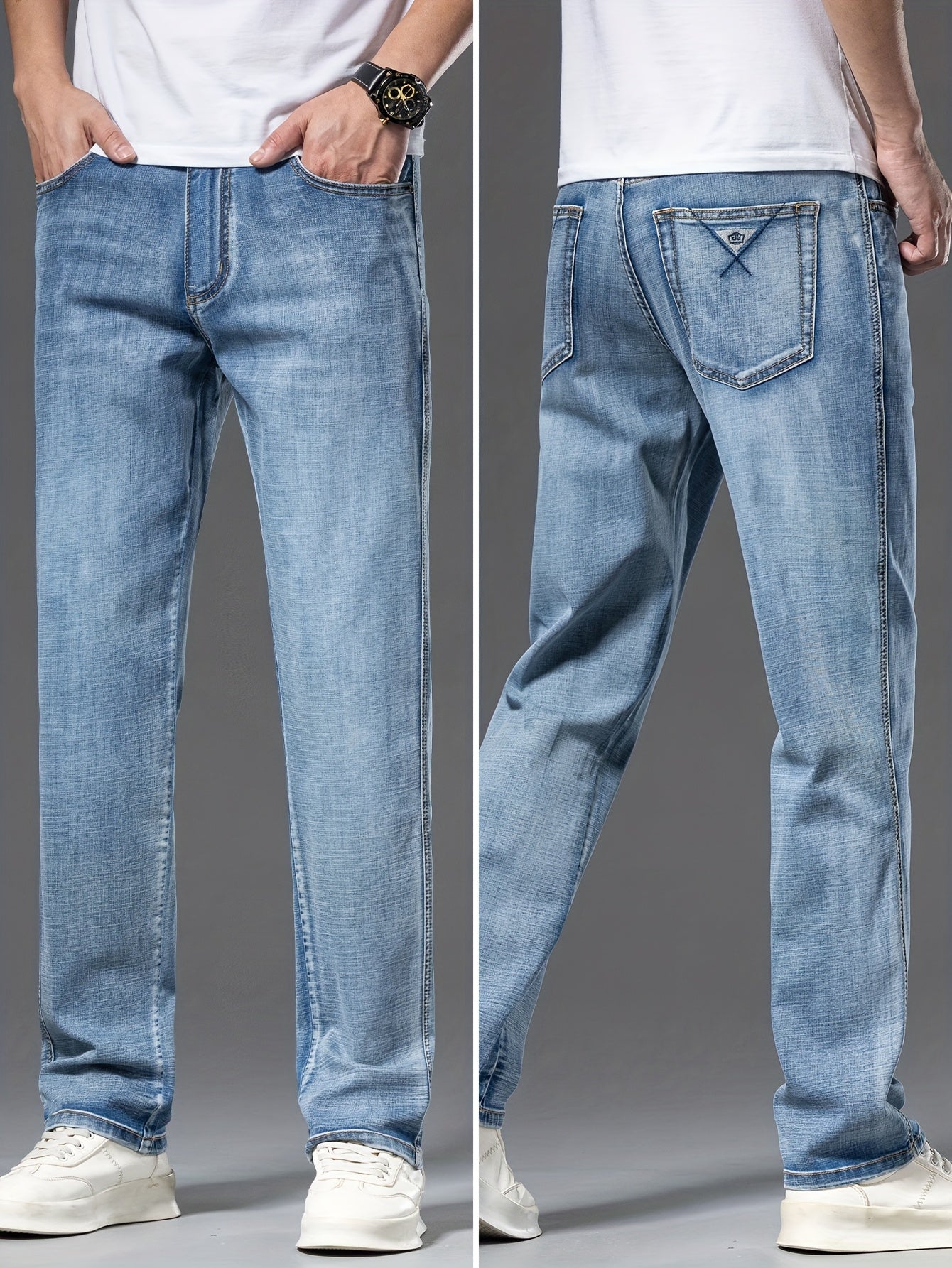 Men's Straight Jeans in Casual Look – Comfortable Leisure Pants with Modern Cut
