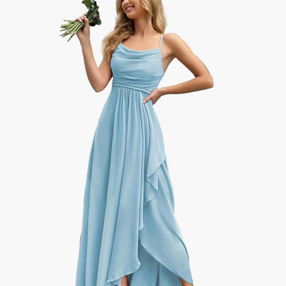 Women's Elegant Fit & Flare Evening Dress for Festive Occasions