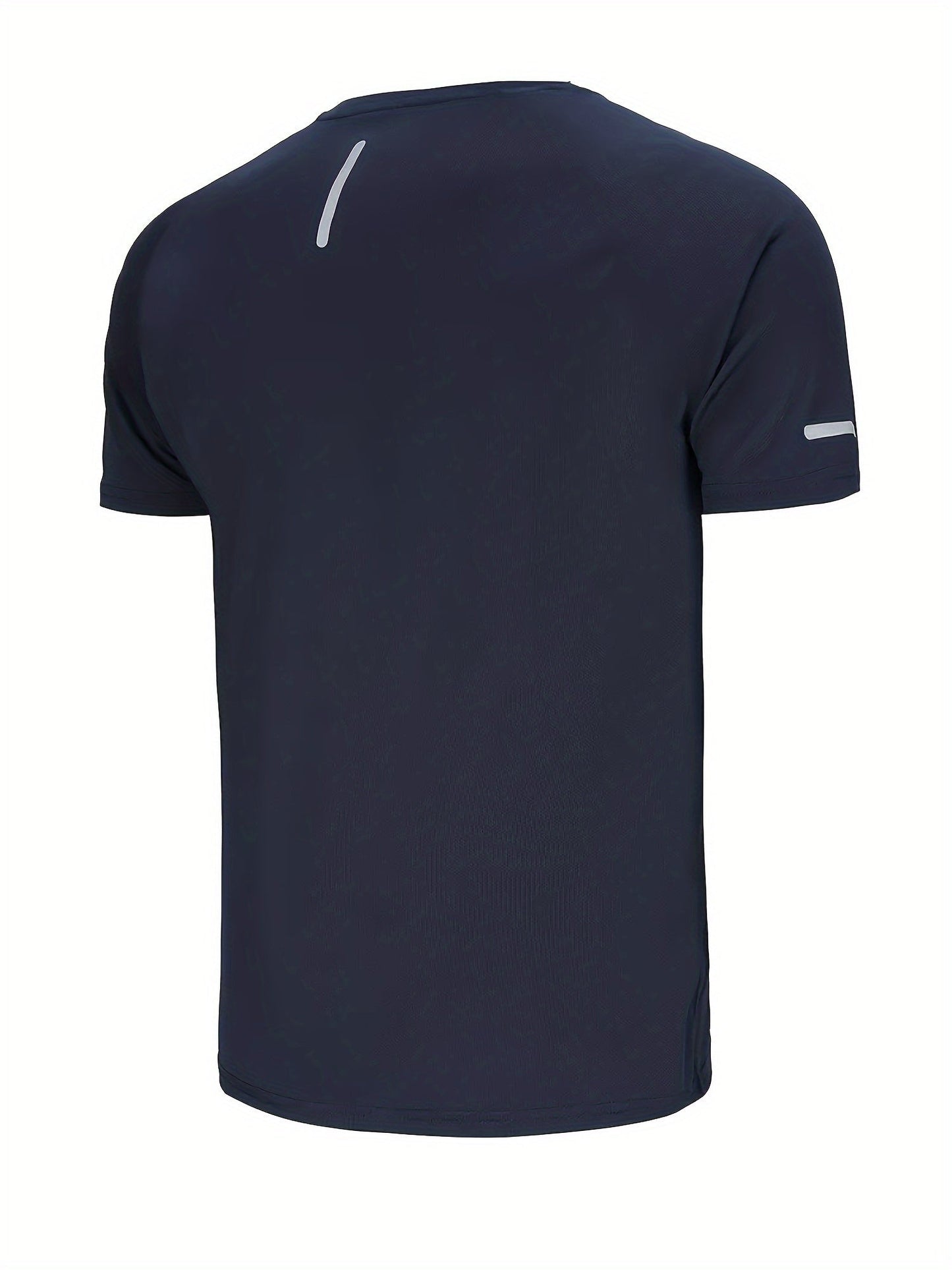 Men's Short-Sleeve Sports T-Shirt Regular Fit – Ideal for Fitness, Running, and Outdoor Activities