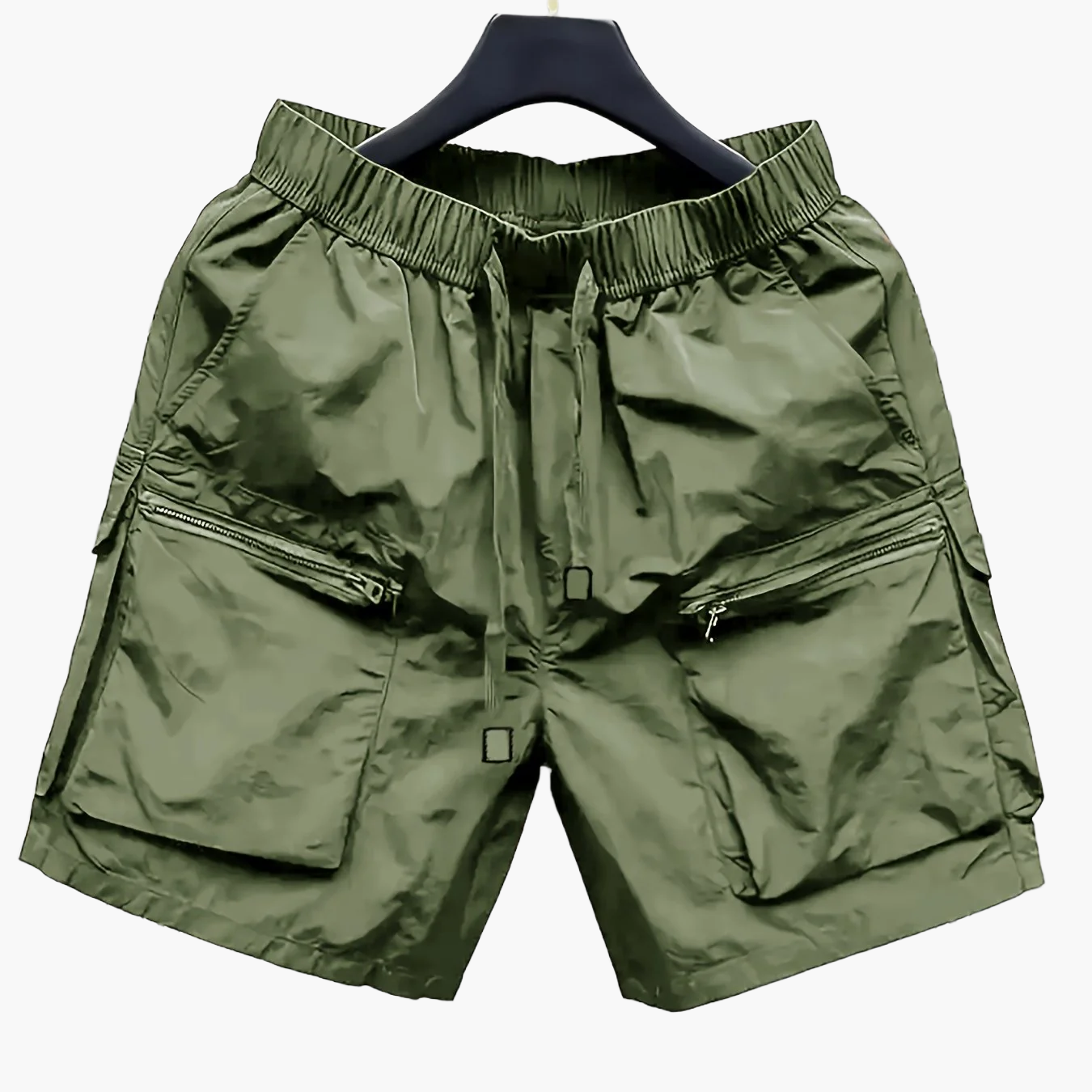 Men's Cargo Shorts with Large Pockets and Zipper – Casual Style for Everyday and Leisure