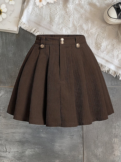 Women's pleated skirt in elegant casual style – Perfect for everyday wear and going out