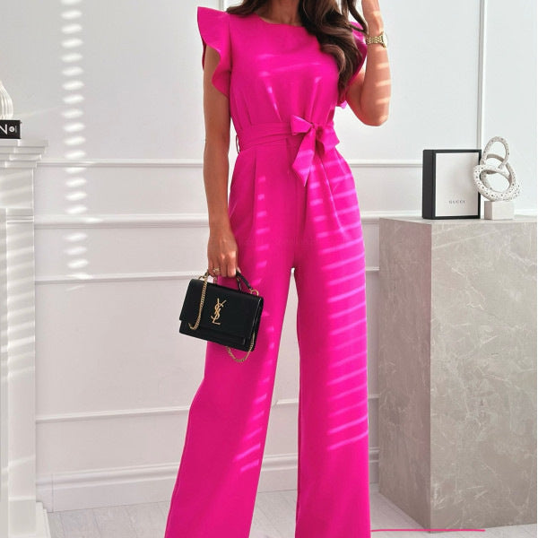 Women's Elegant Jumpsuit with Wide Leg and Modern Cut – Perfect for Office and Events