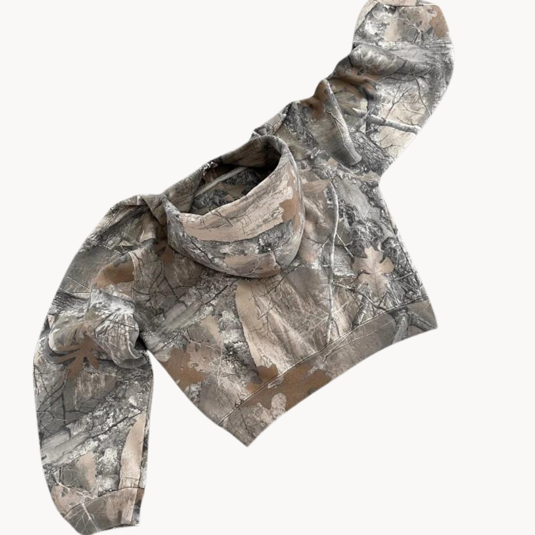 Unisex Oversized Camouflage Hoodie – Urban Streetwear für Damen und Herren, Freizeit & Outdoor