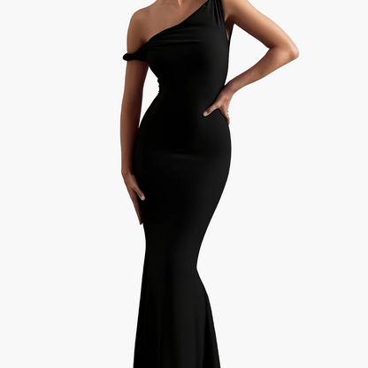 Women's Elegant Mermaid-Style Evening Dress, Off-Shoulder, Perfect for Special Occasions