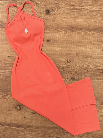 Women's Bodycon Midi Dress with Halterneck and Elegant Summer Style – Figure-Hugging Casual Dress for Everyday & Going Out