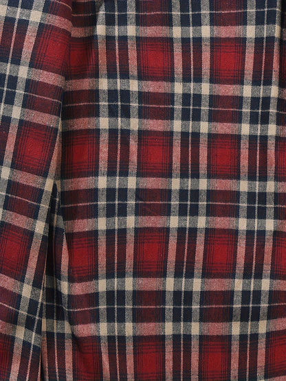 Men's Casual Checkered Shirt Jacket in Softshell Style for Everyday and Outdoor Use