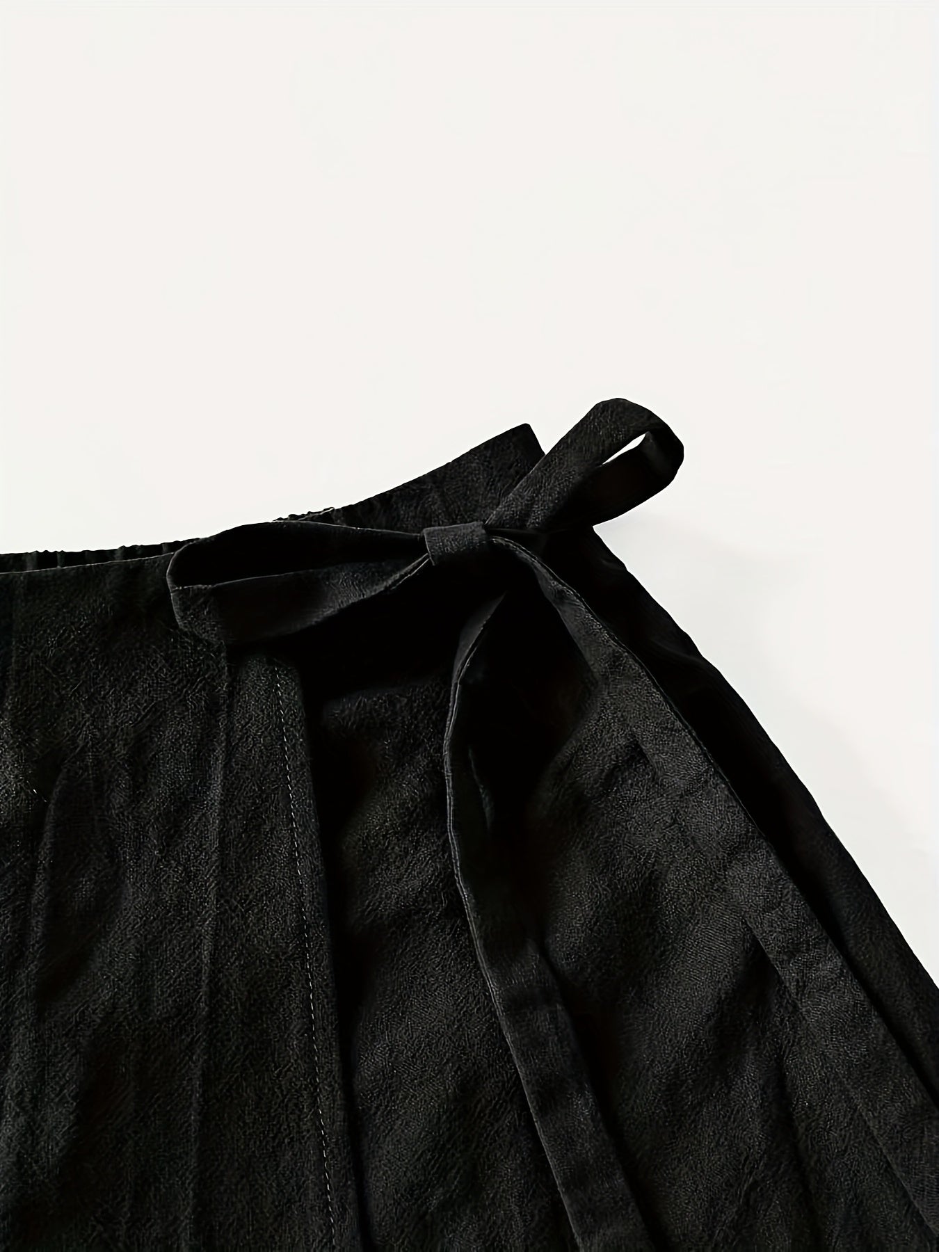 Women's Wrap Skirt with Bow and Tank Top – Elegant Summer Street Style Look