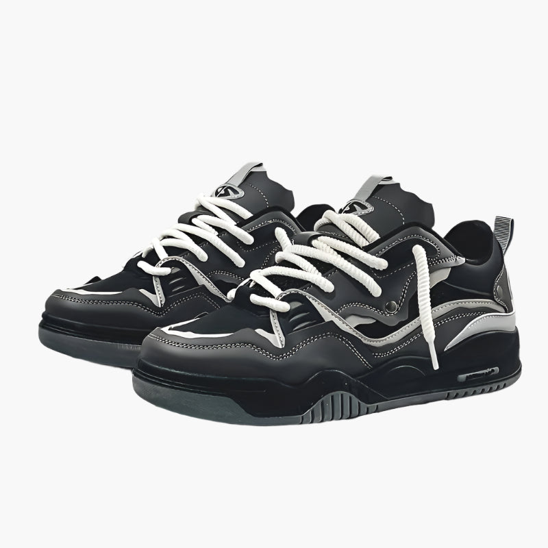 Men's Low Sneakers Streetwear Chunky Casual Shoes for Autumn and Sports