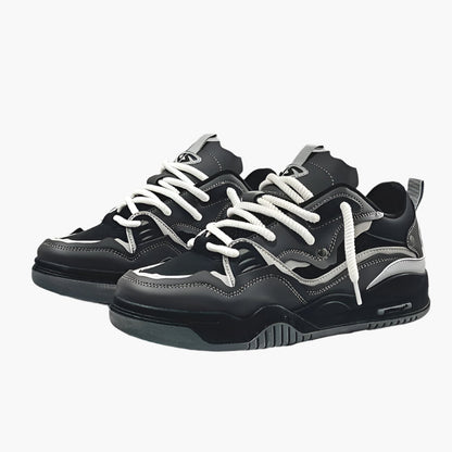 Men's Low Sneakers Streetwear Chunky Casual Shoes for Autumn and Sports