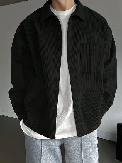 Men's Oversize Casual Jacket – Modern Urban Style for Everyday and Leisure