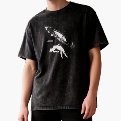 Men's Oversize Streetwear T-Shirt with Print – Casual Summer Look