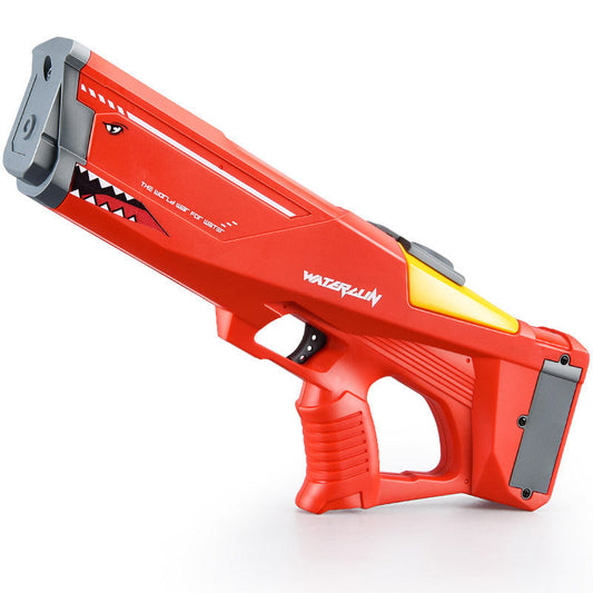 Electric water gun in shark design for children and teenagers – high-pressure water toy for pool & outdoor