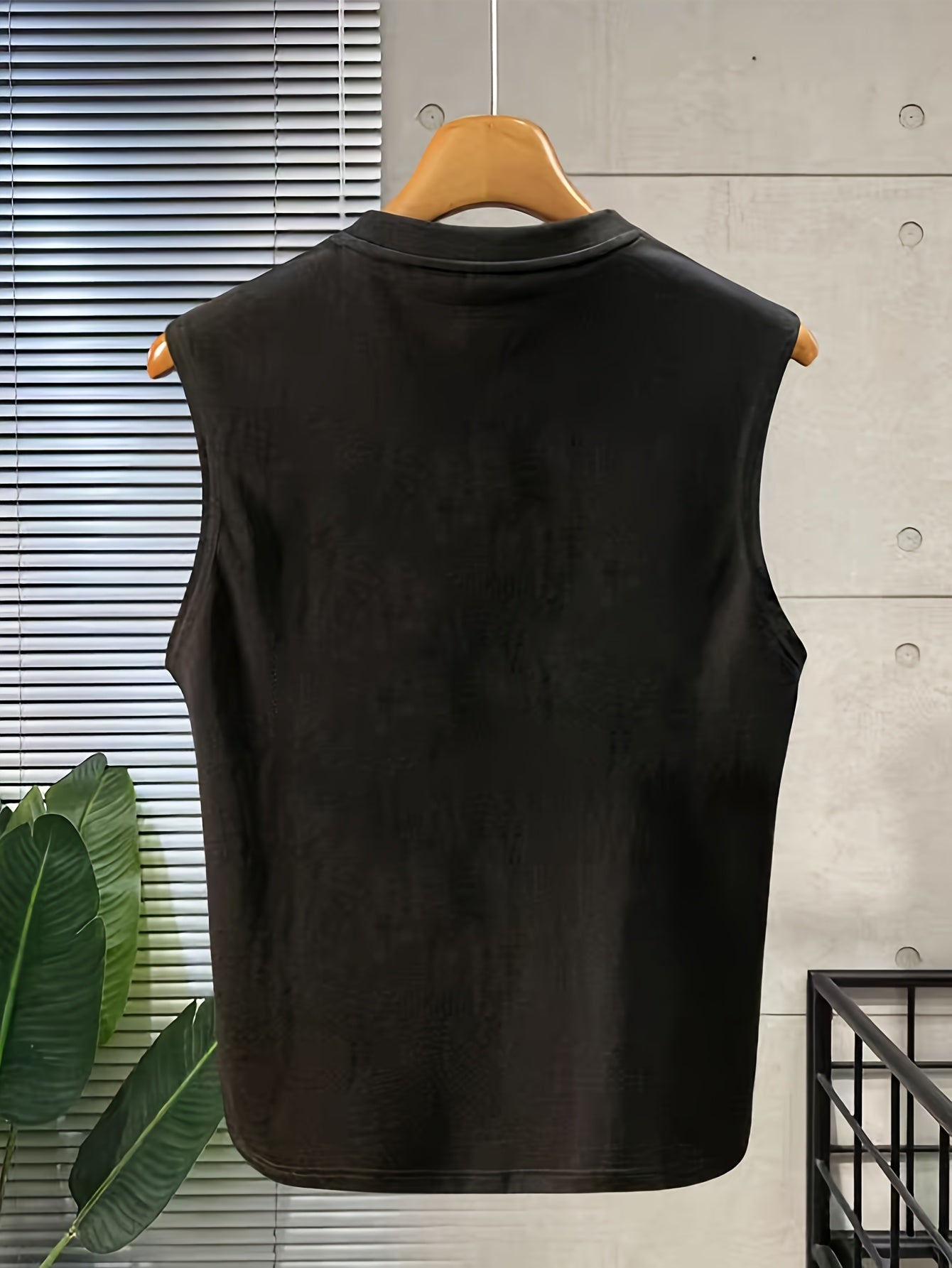 Men's Loose Sleeveless Casual Summer Top – Crew Neck, Ideal for Sports & Everyday Wear