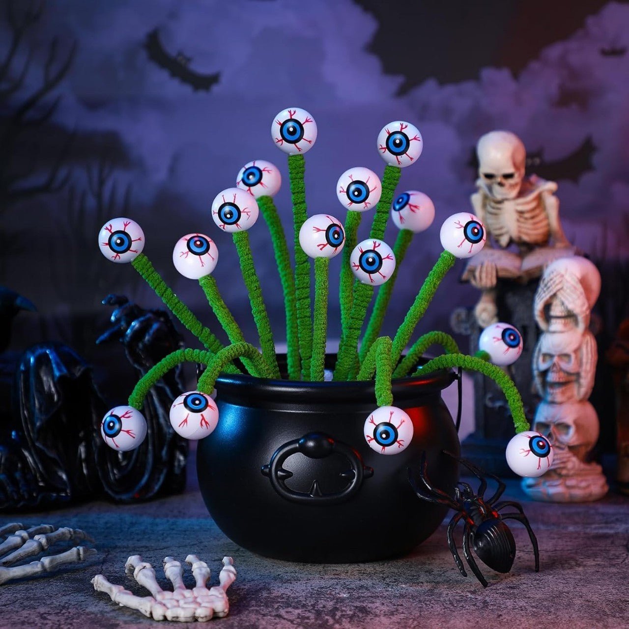 Halloween decoration funny eyeball plant for spooky parties and creepy atmosphere