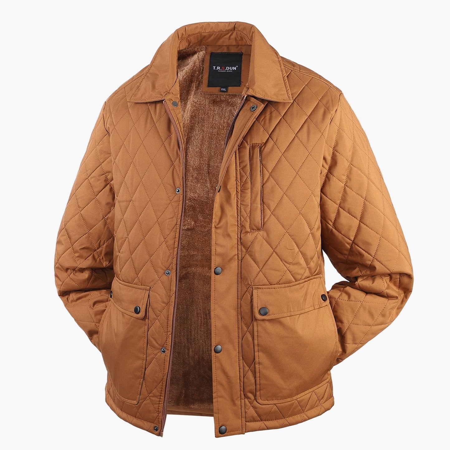 Men's quilted jacket in casual look – transitional jacket with pockets for everyday and leisure use
