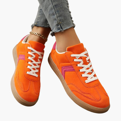 Damen Retro Sneaker Low-Top Freizeitmode – Bequeme Alltagsschuhe