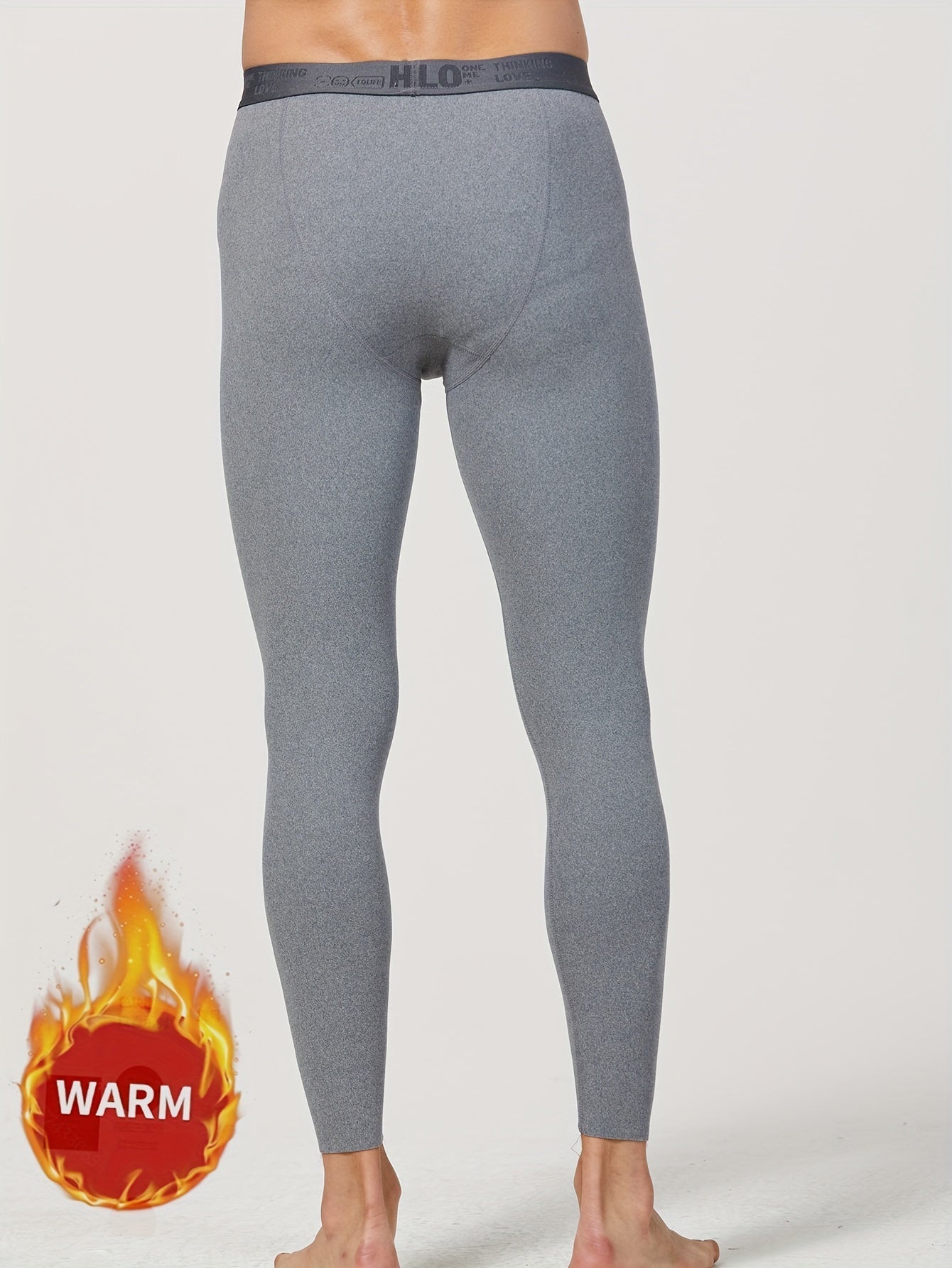 3-Pack Men’s Thermal Pants, Warm Long Underwear, Basic Men’s Leggings