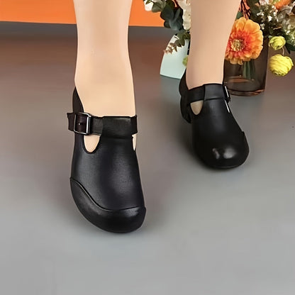Women's Comfort Block Heel Mary Jane Shoes for Everyday & Office