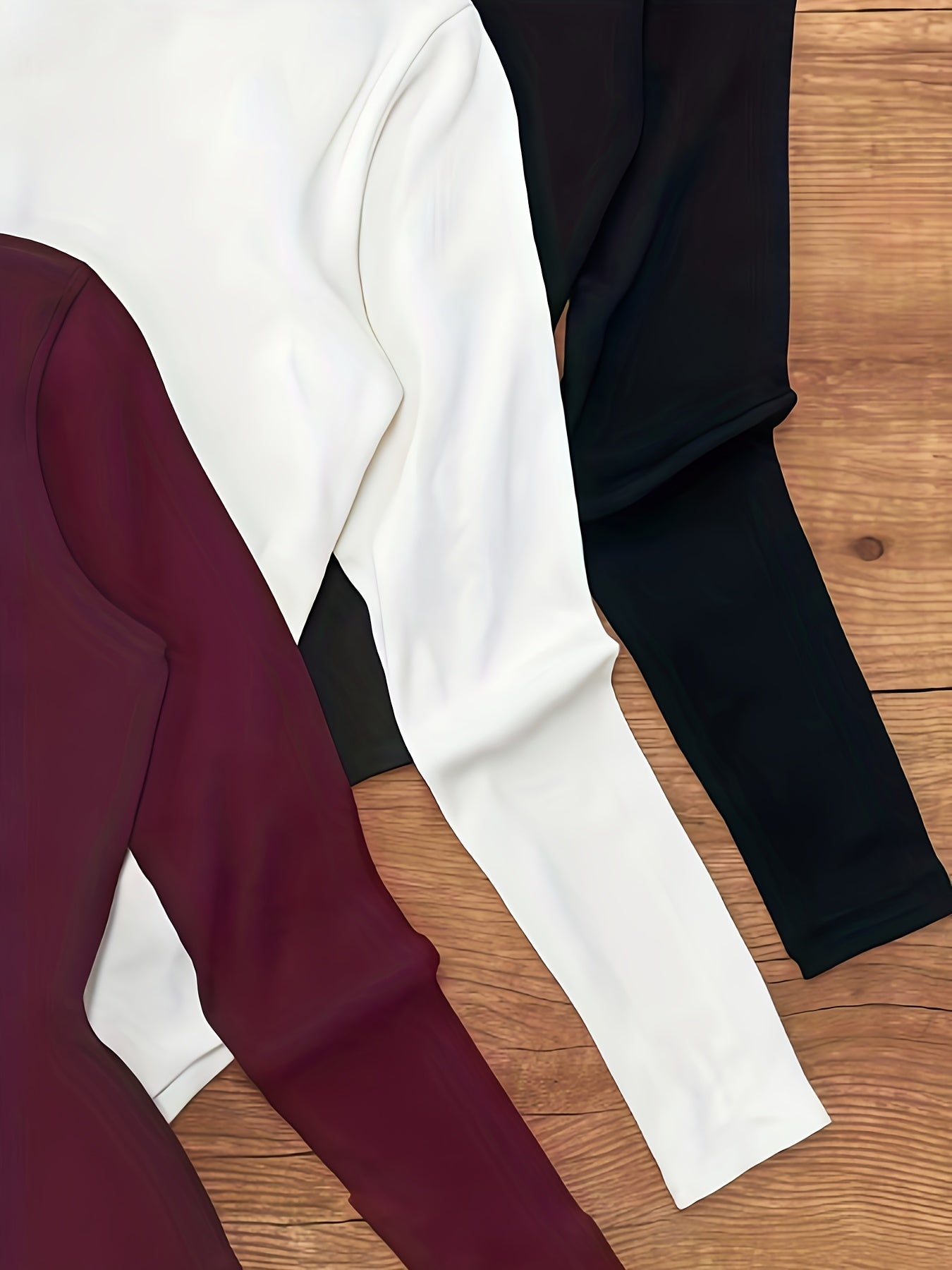Damen Body Langarm Rollkragen Slim Fit Rippstrick Optik
