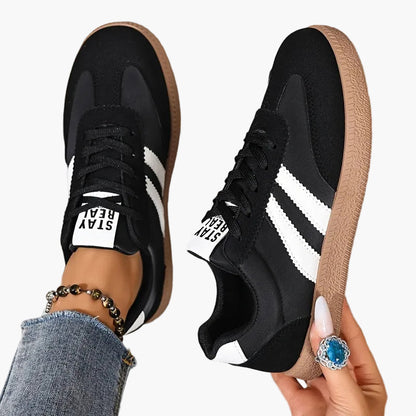 Women's Retro Sneakers in Vintage Look – Fashionable Casual Shoes with Comfort Sole