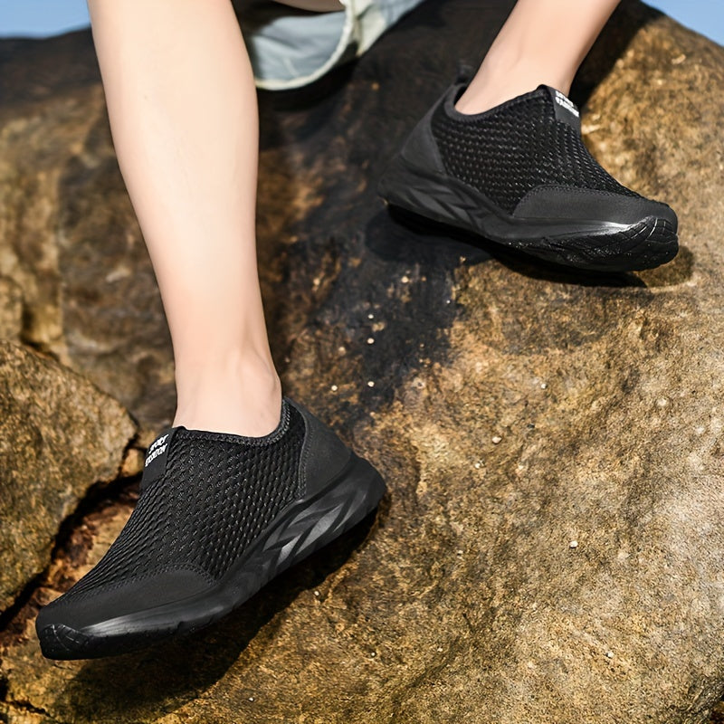 Women's Slip-On Mesh Sneakers for Everyday and Sports – Comfortable Casual Shoes